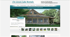 Desktop Screenshot of ongreenlakerentals.com