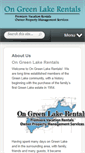 Mobile Screenshot of ongreenlakerentals.com
